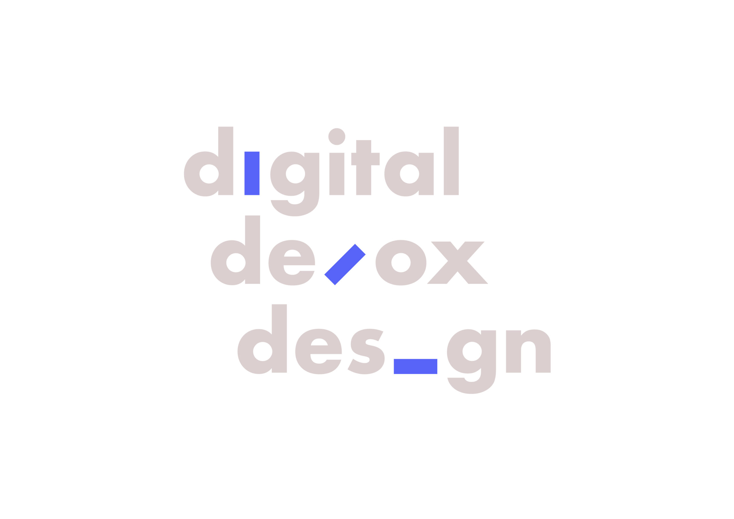 Digital Detox Design Full Logo Pink